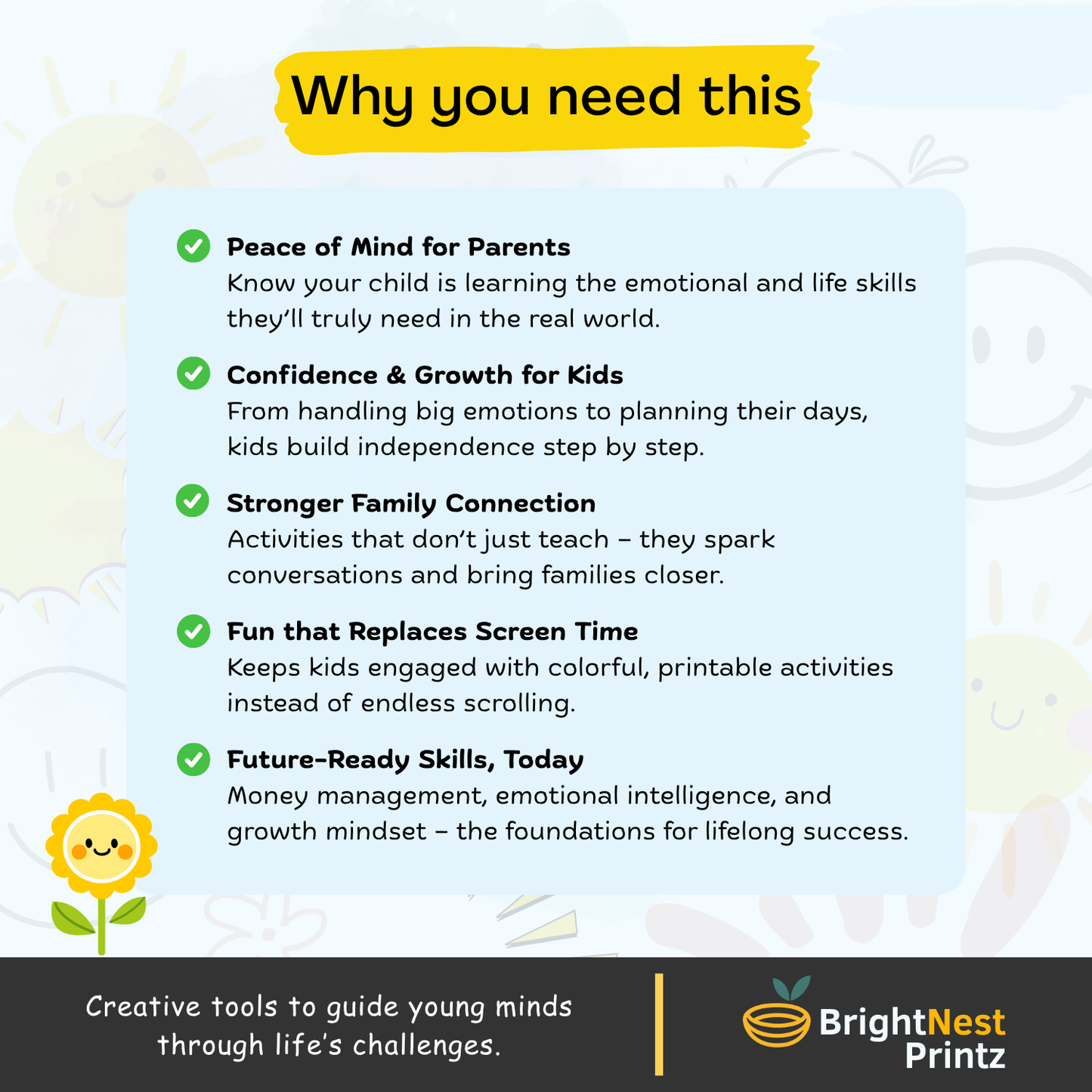 Kids life skills Bundle - (+15) Workbooks To Build Confidence, Emotions & Daily Habits
